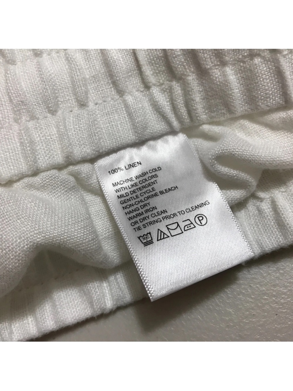 Tommy Bahama White Palmbray 5” Linen Shorts - M - Picture 3 of 10